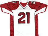 Patrick Peterson Autographed White Pro Style Jersey - Beckett W Holo *2 *Silver