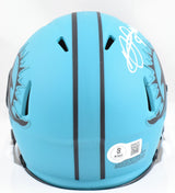 Jonnu Smith Autographed Dolphins Rave Speed Mini Helmet - Beckett W Holo *White