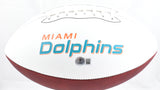 Jonnu Smith Autographed Miami Dolphins Logo Football - Beckett W Hologram *Black