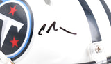 Chris Johnson Autographed Tennessee Titans Speed Mini Helmet Beckett W Hologram