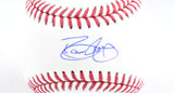 David Justice Autographed Rawlings OML Baseball - Beckett W Hologram *Blue