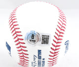 Joe Girardi Autographed Rawlings OML Baseball - Beckett W Hologram *Blue