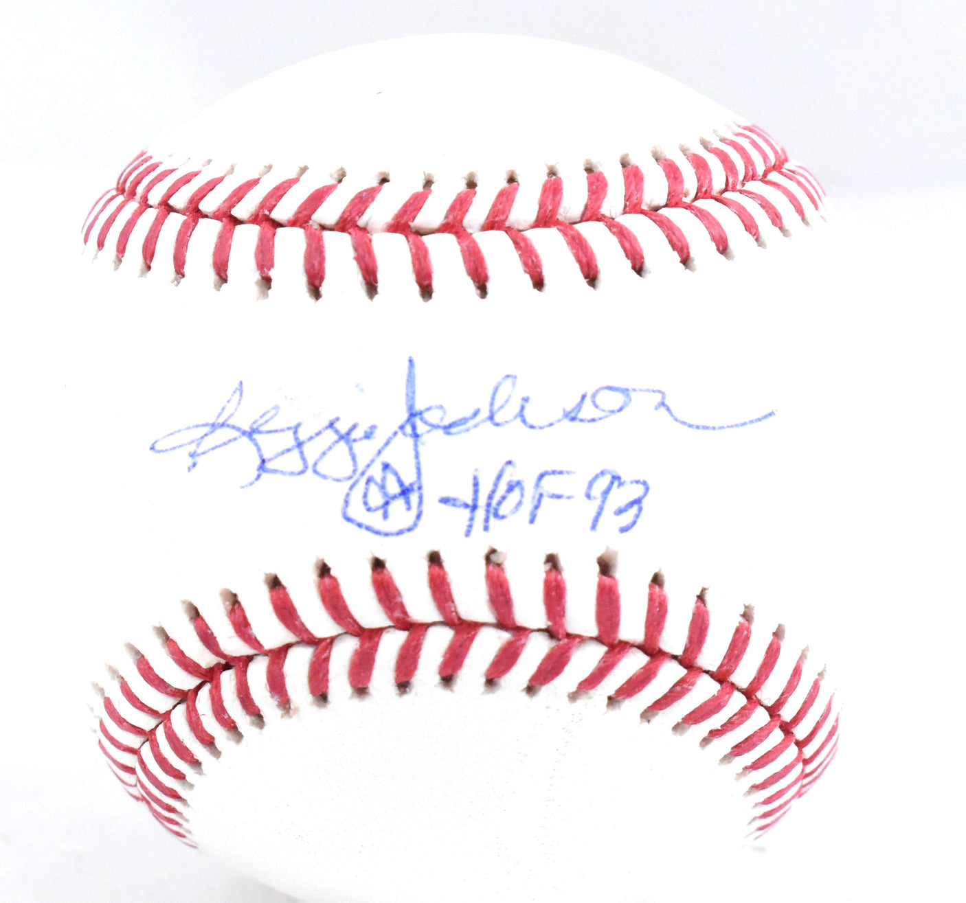 Reggie Jackson Autographed Rawlings OML Baseball HOF - Beckett W Hologram *Blue