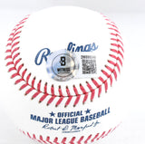 Reggie Jackson Autographed Rawlings OML Baseball HOF - Beckett W Hologram *Blue