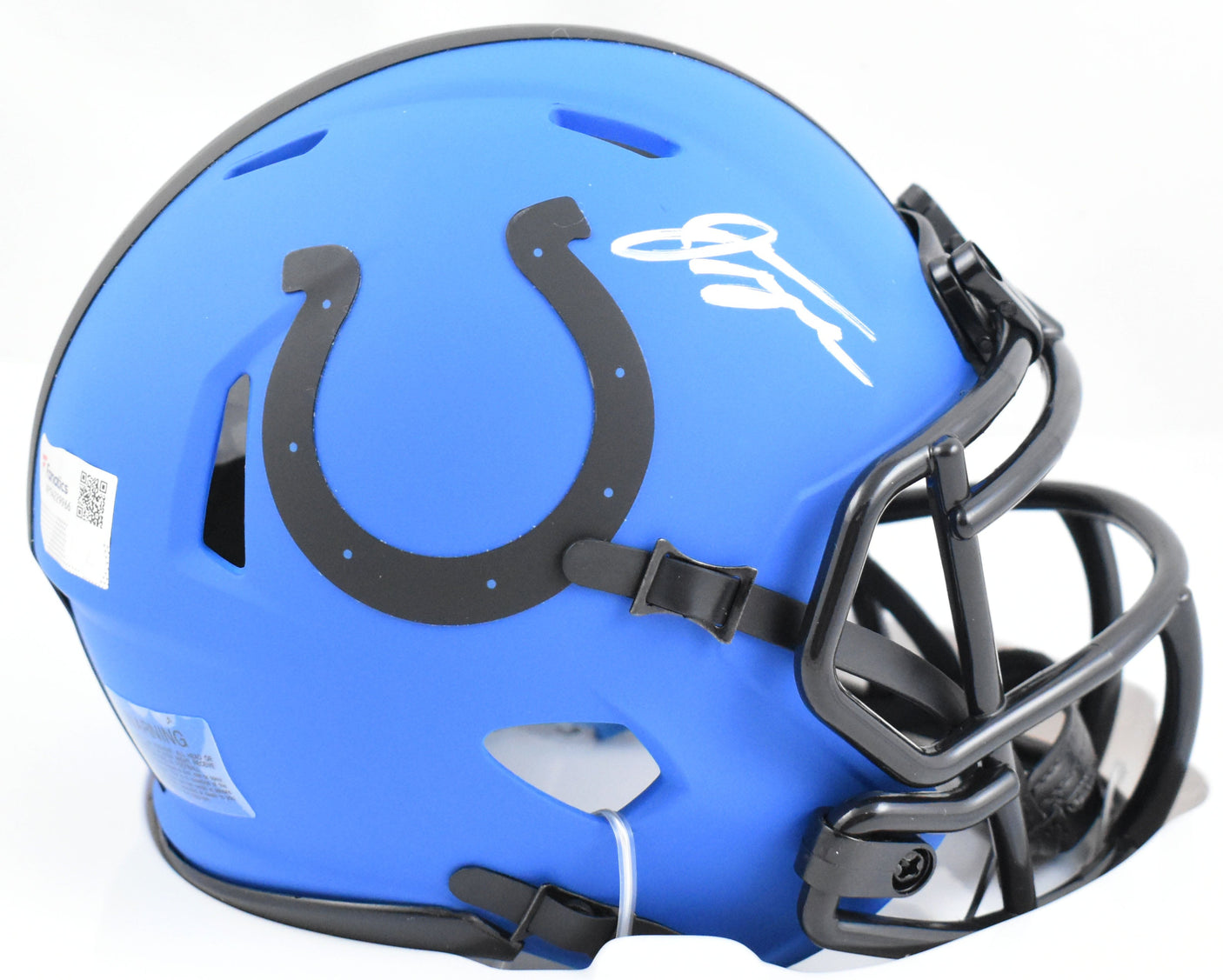 Jonathan Taylor Autographed Indianapolis Colts Rave Speed Mini Helmet - Fanatics