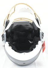 Michael Strahan Autographed NFL F/S Slate Speed Flex Helmet - Beckett W Hologram