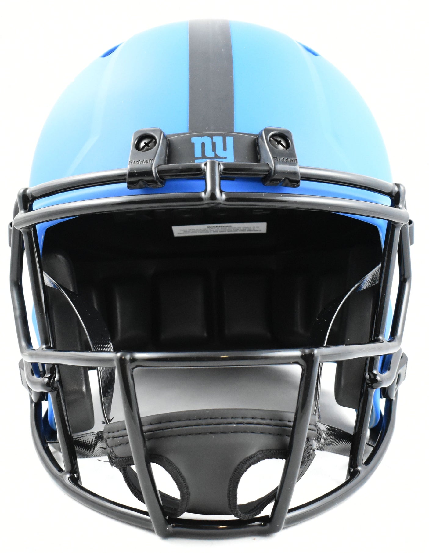 Michael Strahan Autographed Giants F/S Rave Speed Helmet - Beckett W Hologram