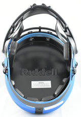 Michael Strahan Autographed Giants F/S Rave Speed Helmet - Beckett W Hologram