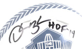 Derrick Brooks Autographed NFL Salute 24 Speed Mini Helmet HOF Beckett W Holo