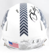 Derrick Brooks Autographed NFL Salute 24 Speed Mini Helmet HOF Beckett W Holo