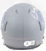 Derrick Brooks Autographed NFL Slate Speed Mini Helmet HOF - Beckett W Hologram