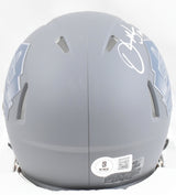 Derrick Brooks Autographed NFL Slate Speed Mini Helmet HOF - Beckett W Hologram