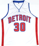 Rasheed Wallace Autographed White Pro Style Jersey - Beckett W Hologram *Black