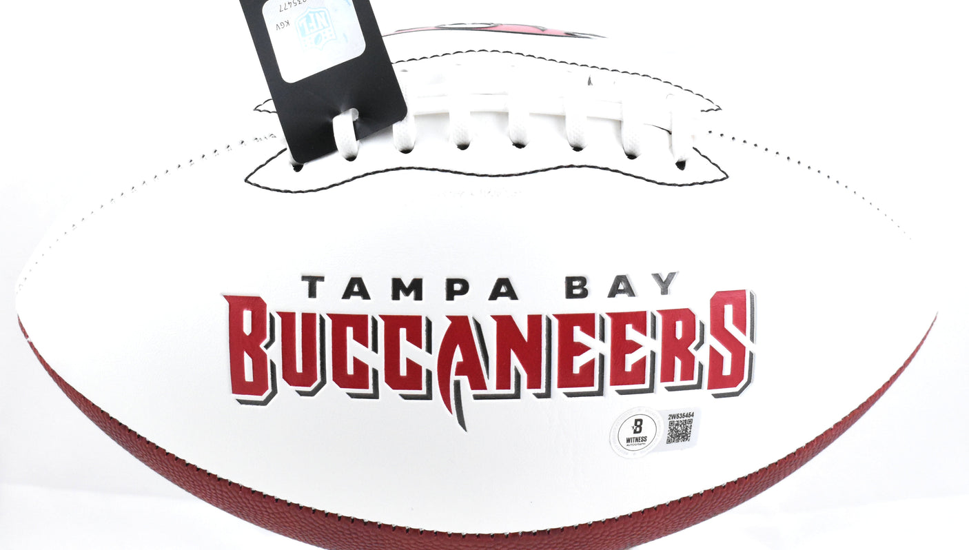 Baker Mayfield Autographed Tampa Bay Buccaneers Logo Football Beckett W Hologram