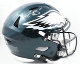 AJ Brown Autographed Philadelphia Eagles F/S Speed Flex Helmet Beckett W Holo