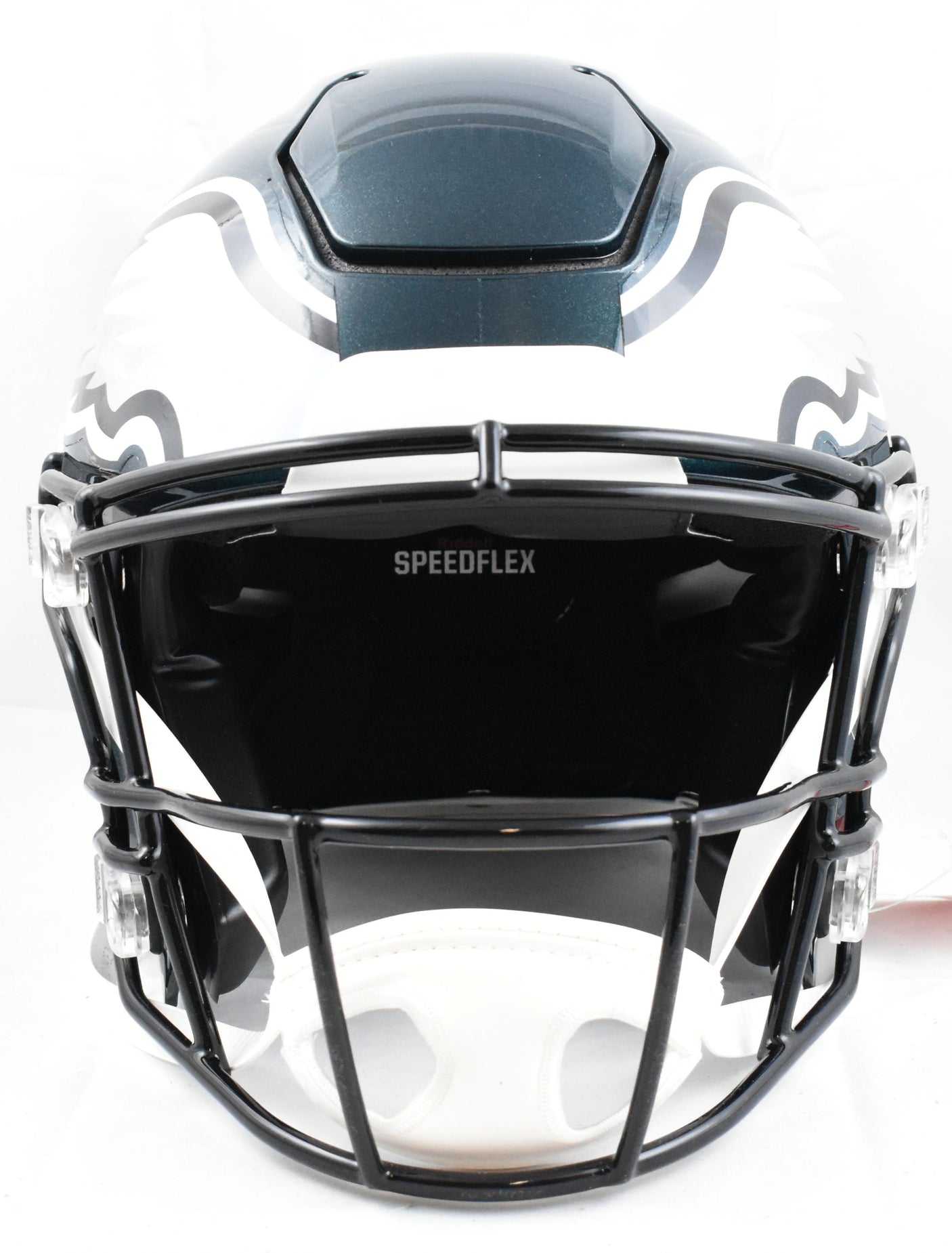 A.J. Brown Autographed Philadelphia Eagles F/S Speed Flex Helmet Beckett W Holo