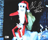 Chris Sarandon Autographed 11x14 The Nightmare Before Christmas Photo Beckett *1