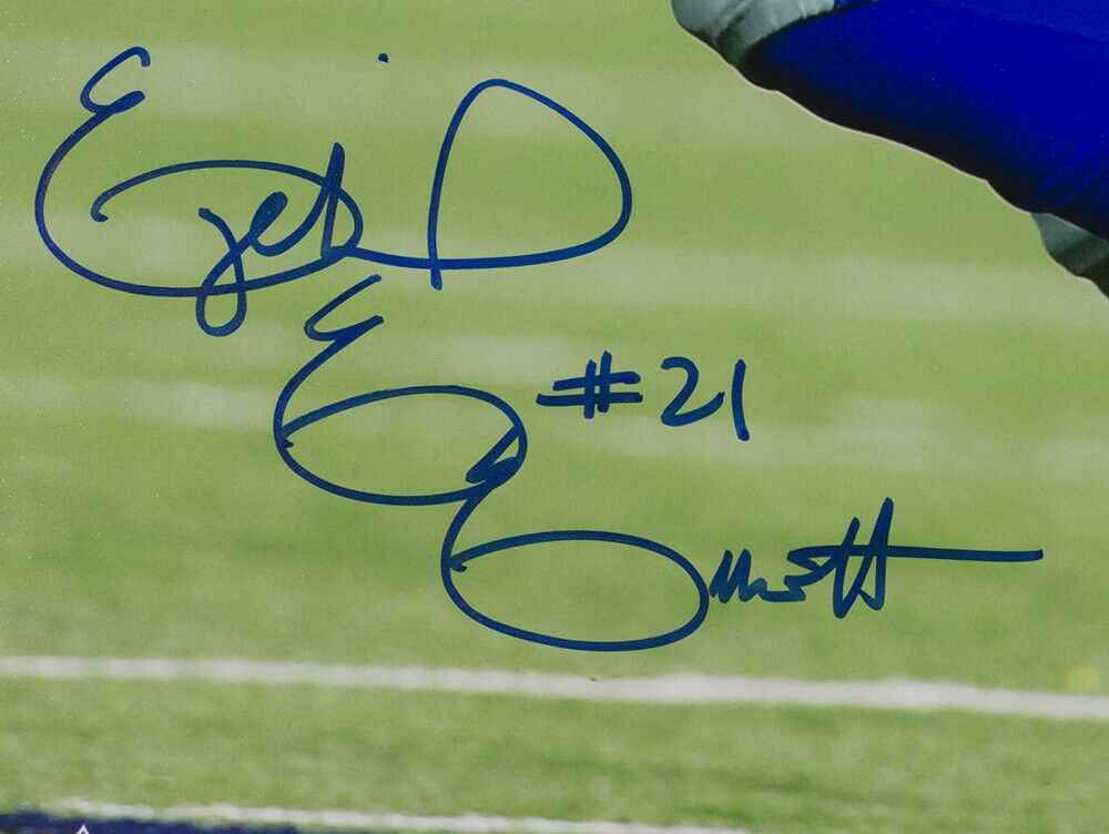 Ezekiel Elliott Signed Framed Dallas Cowboys 16x20 Photo BAS