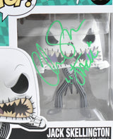 Chris Sarandon Autographed Jack Skellington Funko Pop #808 - Beckett *Green