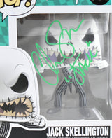 Chris Sarandon Autographed Jack Skellington Funko Pop #808 - Beckett *Green