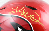 Kurt Warner Signed Cardinals F/S Flash Speed Authentic Helmet Beckett W Holo