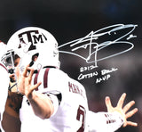 Mike Evans Johnny Manziel Signed Aggies 16x20 Celebration Photo Beckett W Holo
