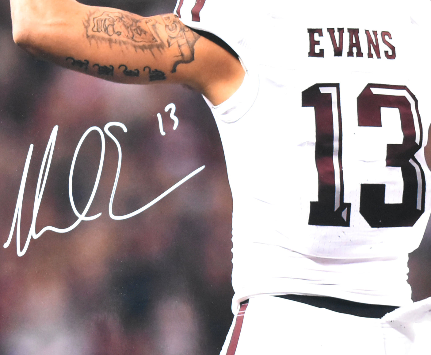 Mike Evans Johnny Manziel Signed Aggies 16x20 Celebration Photo Beckett W Holo