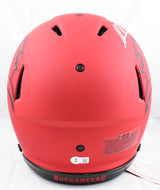 Mike Evans Autographed Buccaneers F/S Rave Speed Authentic Helmet Beckett W Holo