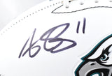 A.J. Brown Autographed Philadelphia Eagles Logo Football SB Champs Beckett W Holo