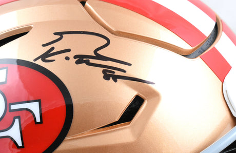 George Kittle Autographed 49ers F/S 64-95 Speed Flex Helmet Beckett W Hologram