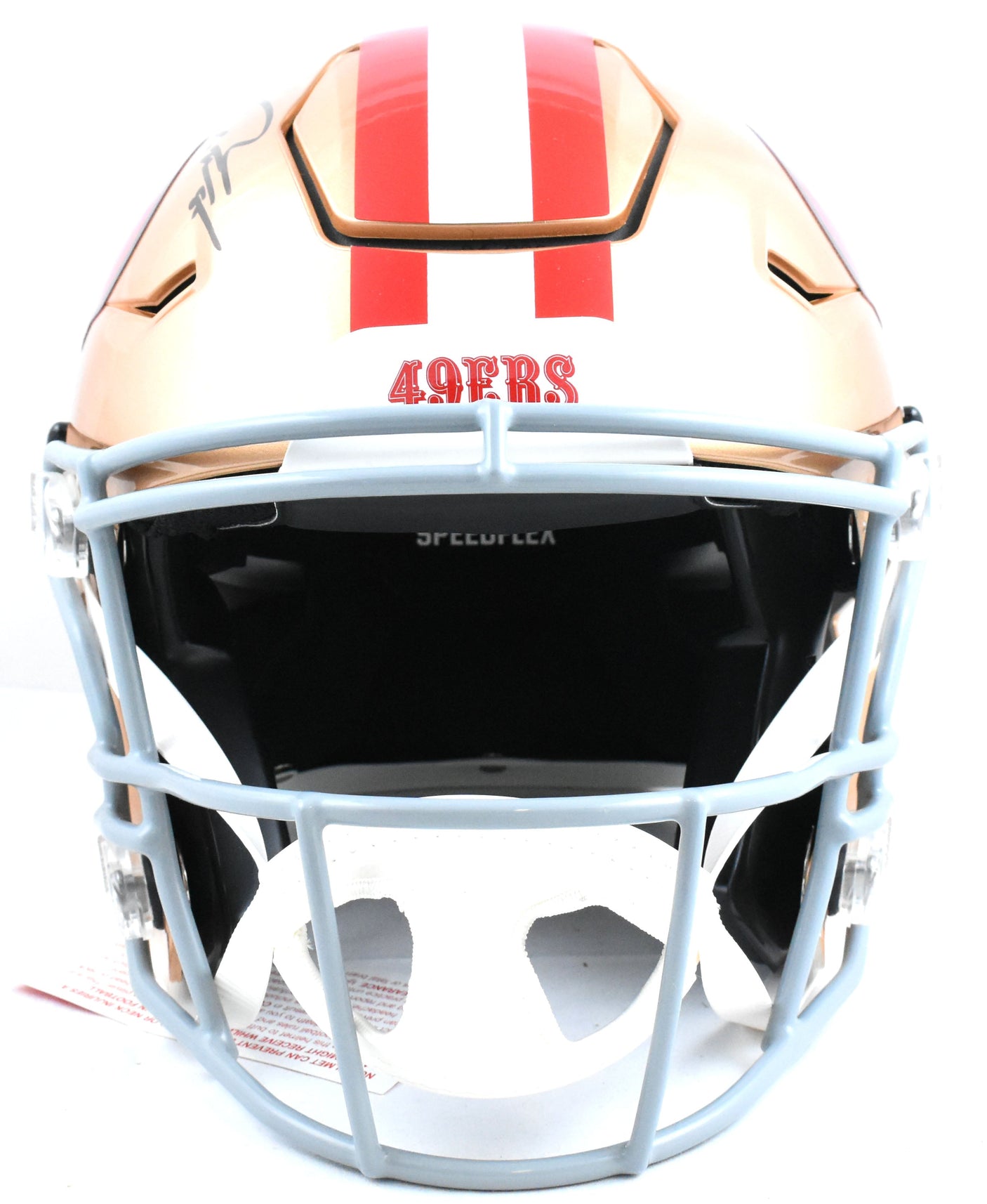 George Kittle Autographed 49ers F/S 64-95 Speed Flex Helmet Beckett W Hologram