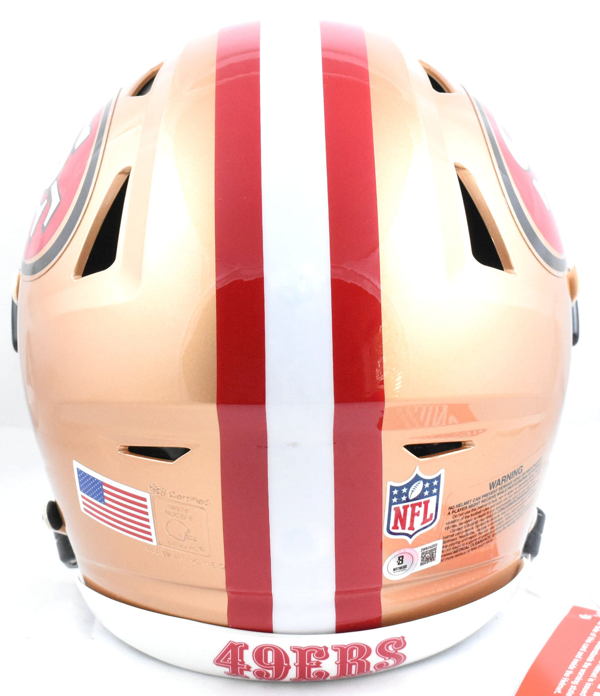 George Kittle Signed San Francisco 49ers F/S Speed Flex Helmet Beckett W Holo