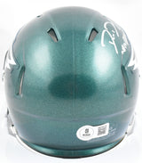 Dom DiSandro Autographed Eagles Speed Mini Helmet Big Dom - Beckett W Hologram