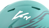 Kenneth Gainwell Autographed Eagles Rave Speed Mini Helmet - Beckett W Hologram