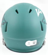 Kenneth Gainwell Autographed Eagles Rave Speed Mini Helmet - Beckett W Hologram