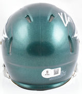 Kenneth Gainwell Autographed Eagles Speed Mini Helmet - Beckett W Hologram