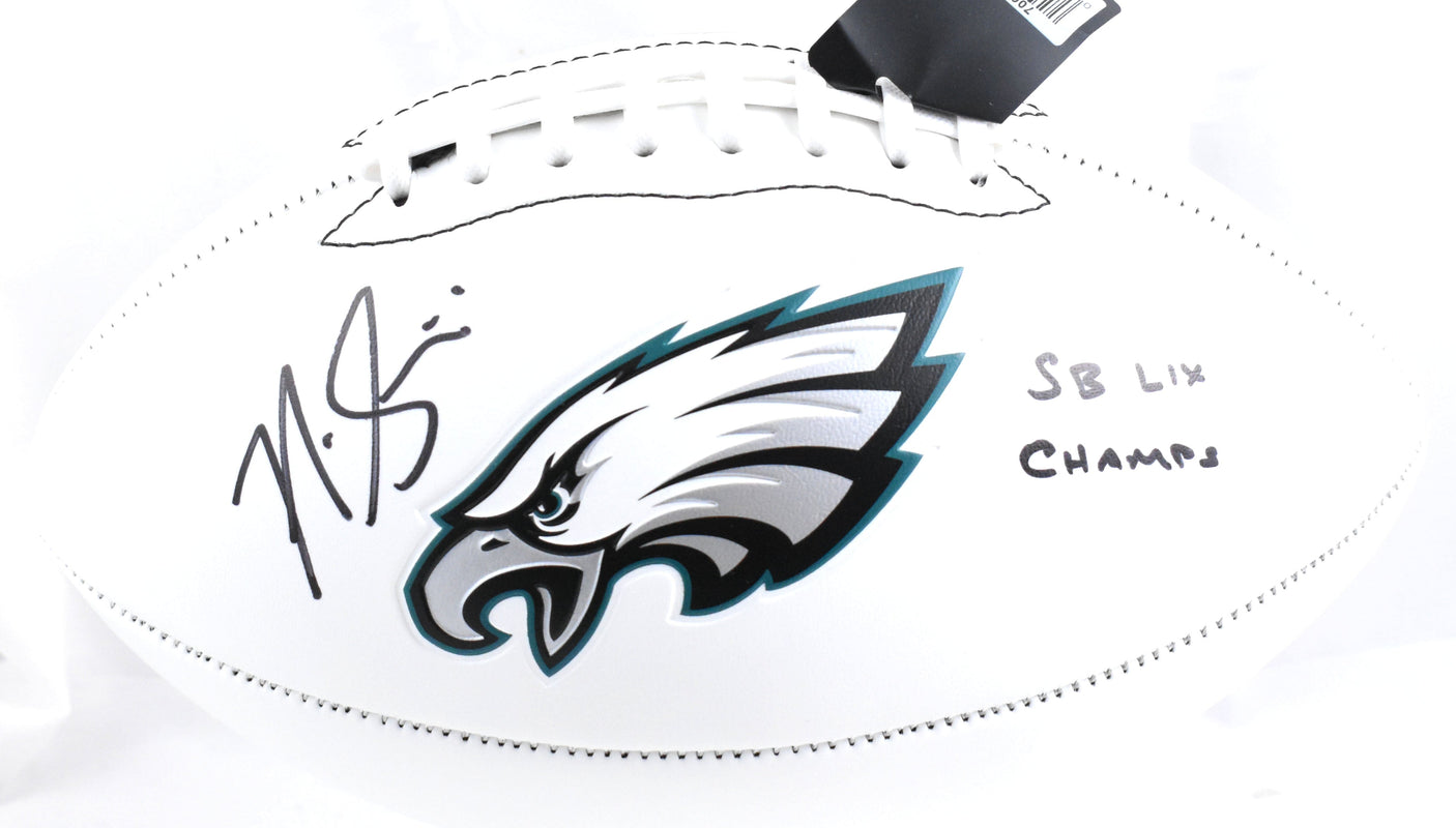 Nick Sirianni Signed Philadelphia Eagles Logo Football SB Champs Beckett W Holo