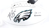 Nick Sirianni Signed Philadelphia Eagles Logo Football SB Champs Beckett W Holo