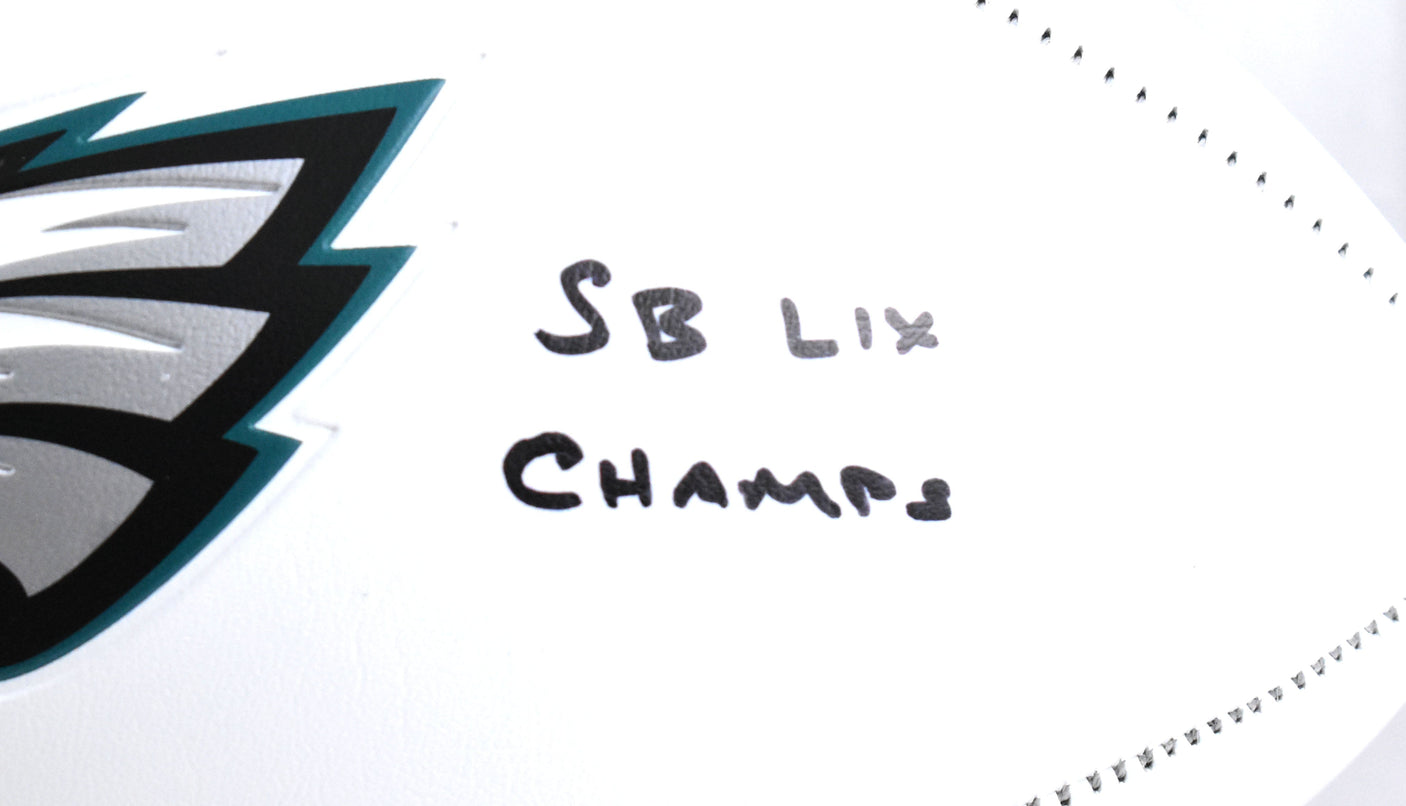 Nick Sirianni Signed Philadelphia Eagles Logo Football SB Champs Beckett W Holo