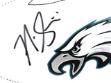 Nick Sirianni Signed Philadelphia Eagles Logo Football SB Champs Beckett W Holo