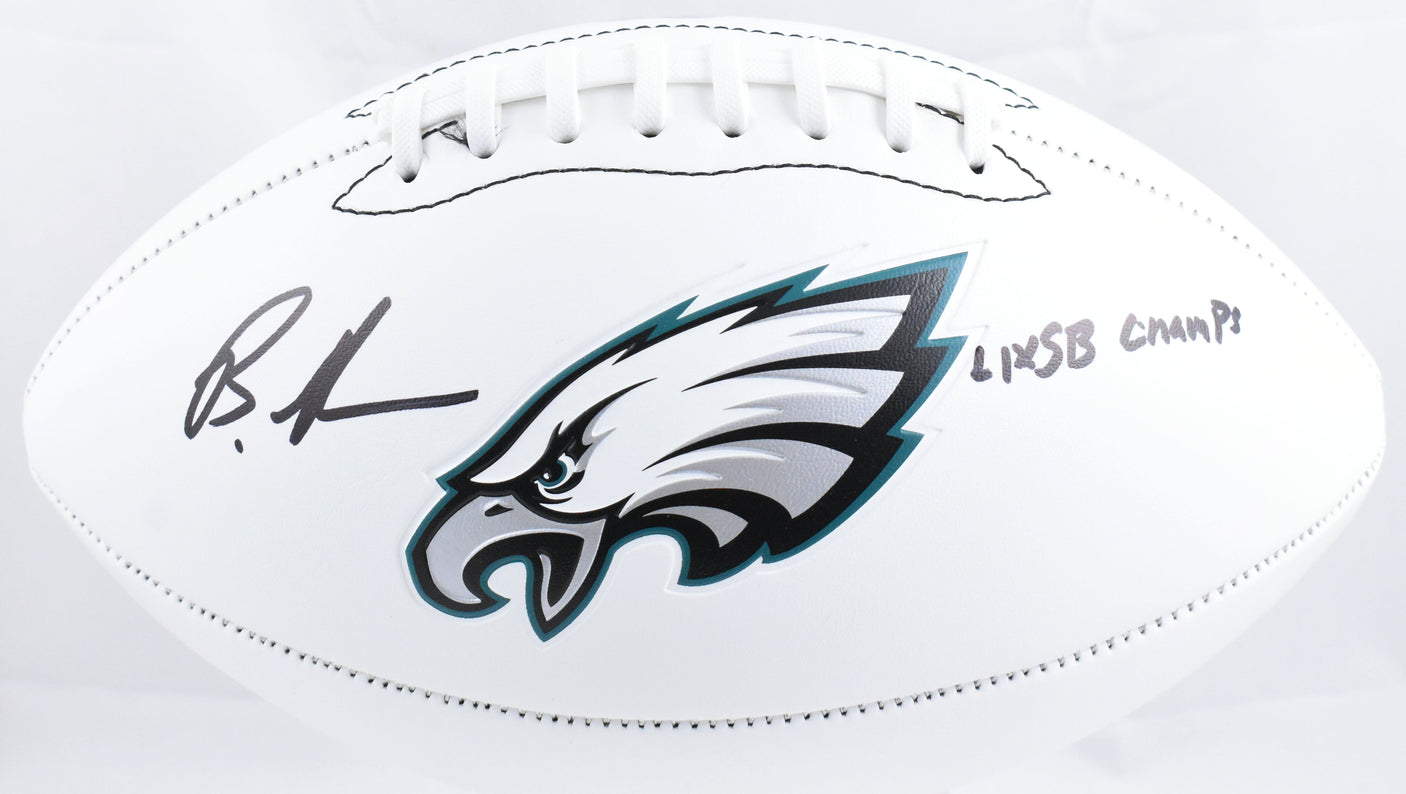 Brandon Graham Signed Philadelphia Eagles Logo Football SB Champs Beckett W Holo