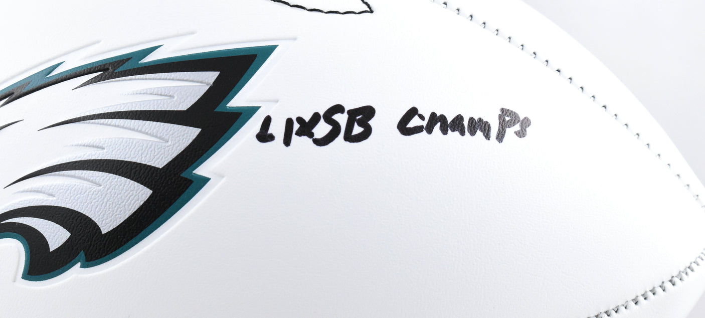 Brandon Graham Signed Philadelphia Eagles Logo Football SB Champs Beckett W Holo