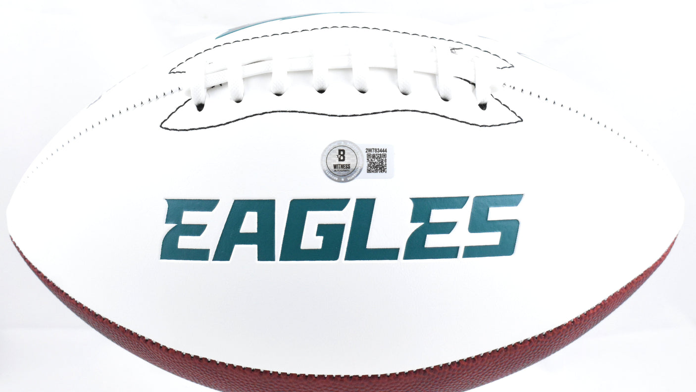 Brandon Graham Signed Philadelphia Eagles Logo Football SB Champs Beckett W Holo