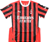 Rafael Leao Signed AC Milan Home Red Soccer Jersey #10 - Beckett Hologram