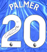 Cole Palmer Signed Chelsea FC Home Blue Soccer Jersey #20 - Beckett Hologram