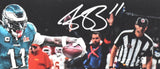 AJ Brown Autographed Philadelphia Eagles 8x10 Spotlight Photo - Beckett W Holo