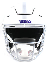 JJ McCarthy Autographed Vikings F/S Alt 2024 Speed Flex Helmet Beckett W Holo