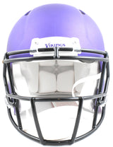 JJ McCarthy Autographed Vikings F/S Speed Authentic Helmet Beckett W Hologram