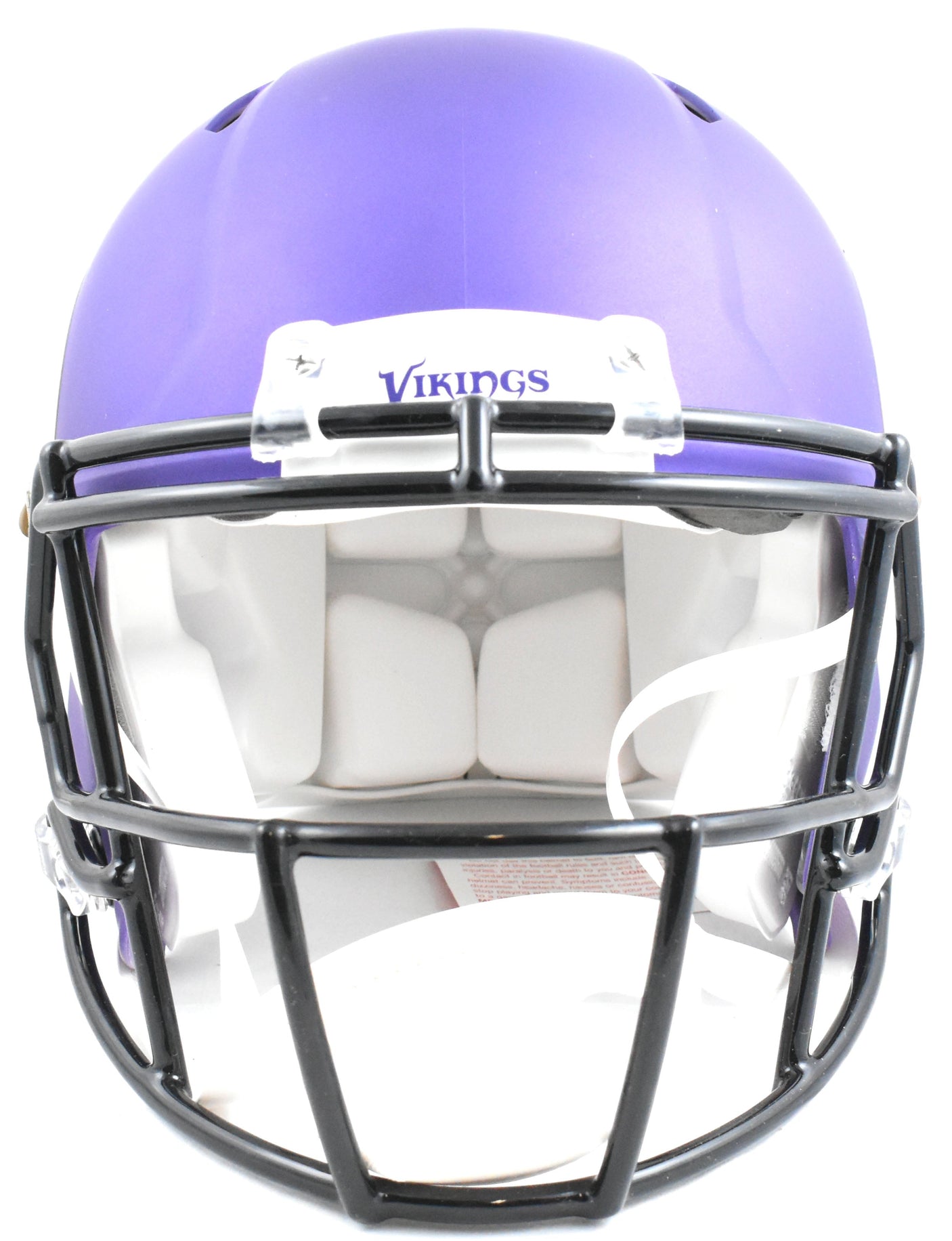 JJ McCarthy Autographed Vikings F/S Speed Authentic Helmet Beckett W Hologram