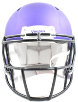 JJ McCarthy Autographed Vikings F/S Speed Authentic Helmet Beckett W Hologram